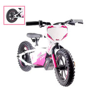 HKM-499795 Electric Mini Bike for Kids 2-6 Years - 12 Inch Balance Bike with 24V/36V Motor and Disc Brake