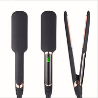 HKM-499795 Infrared Hair Straightener with Touch Control and LED Display, Fast Heating Ceramic Plates
