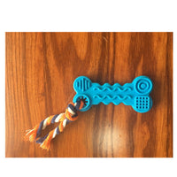 HKM-4998077 Durable TPR Wave Biscuit Dog Toy - Safe, Non-Toxic, Ideal for Small Dogs