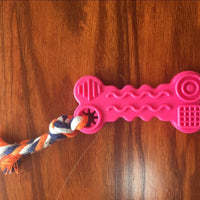 HKM-4998077 Durable TPR Wave Biscuit Dog Toy - Safe, Non-Toxic, Ideal for Small Dogs