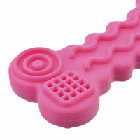 HKM-4998077 Durable TPR Wave Biscuit Dog Toy - Safe, Non-Toxic, Ideal for Small Dogs