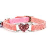 HKM-4999229 Sky Blue, Pink, Red, or Black Cat Collar for Neck Sizes 21-26cm, 1cm Width, Adjustable Fit