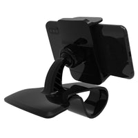 HKM-499923 Dashboard Car Phone Holder, ABS+Silicone, Compatible with 3.5-6.2 Inch Devices, Black