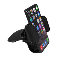 HKM-499923 Dashboard Car Phone Holder, ABS+Silicone, Compatible with 3.5-6.2 Inch Devices, Black