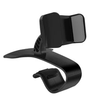 HKM-499923 Dashboard Car Phone Holder, ABS+Silicone, Compatible with 3.5-6.2 Inch Devices, Black