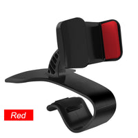HKM-499923 Dashboard Car Phone Holder, ABS+Silicone, Compatible with 3.5-6.2 Inch Devices, Black