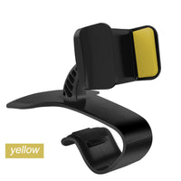 HKM-499923 Dashboard Car Phone Holder, ABS+Silicone, Compatible with 3.5-6.2 Inch Devices, Black