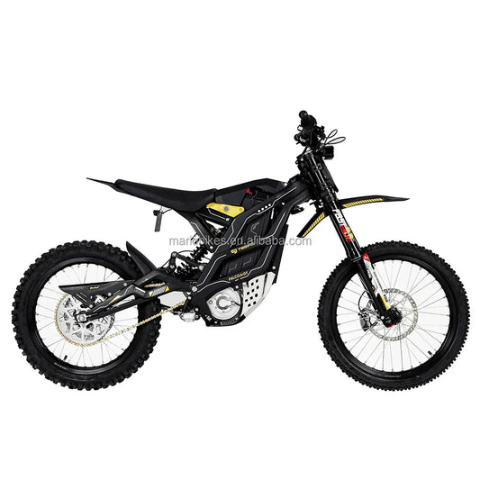 HKM-499923 Fast Electric Dirt Bike 72V 16.8KW Mid Motor, 100KM/H Top Speed, 120KM Range, 4-Piston Hydraulic Disc Brakes