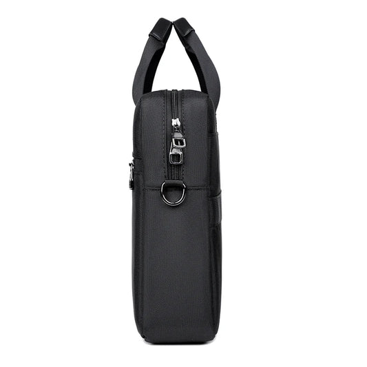 HKM-499923 Premium Expandable Waterproof Laptop Briefcase – Versatile Shoulder Messenger Bag for Business Travel