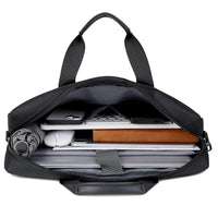 HKM-499923 Premium Expandable Waterproof Laptop Briefcase – Versatile Shoulder Messenger Bag for Business Travel