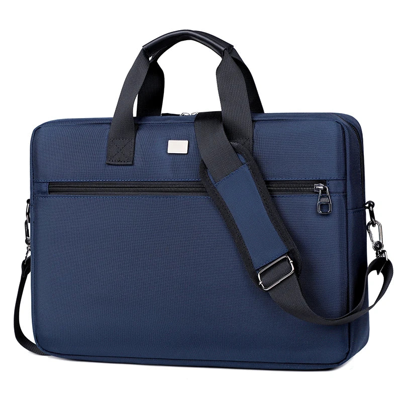 HKM-499923 Premium Expandable Waterproof Laptop Briefcase – Versatile Shoulder Messenger Bag for Business Travel