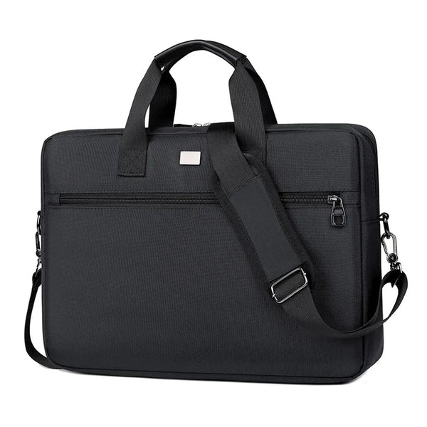 HKM-499923 Premium Expandable Waterproof Laptop Briefcase – Versatile Shoulder Messenger Bag for Business Travel