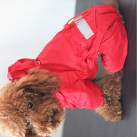 HKM-499987 Rainproof Windproof Pet Raincoat in Various Colors and Sizes