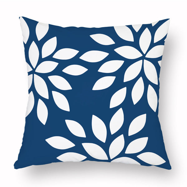 HKM-500051 Cotton Linen Geometric Letter Pillowcase for Sofa and Living Room – 45x45cm