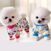 HKM-5001405 Cozy Cotton Pajamas for Dogs - Four-Legged Casual Sleepwear