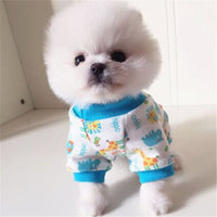 HKM-5001405 Cozy Cotton Pajamas for Dogs - Four-Legged Casual Sleepwear