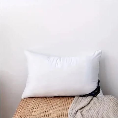 HKM-500179 Soft Blue Bed Pillow - Comfortable Sleep Support, 1 Pack