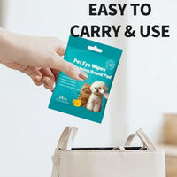 HKM-5002685 Tear Mark Removal Wipes for Cats and Dogs ¨C 25 Count Eye Cleaning Towels
