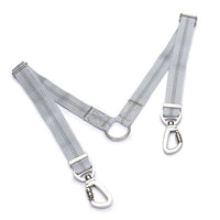 HKM-5002813 Double-Ended Elastic Pet Leash for Two Dogs, Durable Nylon Design, Convenient and Sturdy
