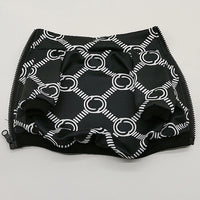 HKM-5005373 Old Flower Print Casual Dog Coat in Black - Multiple Sizes Available