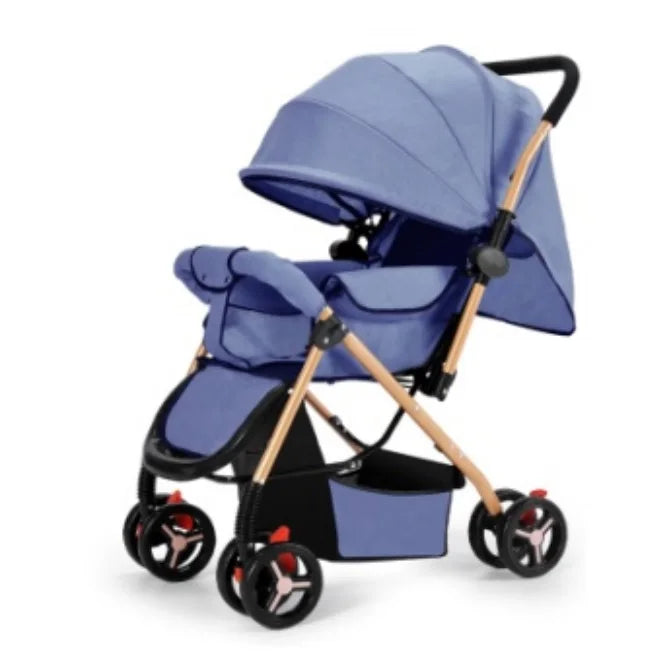 HKM-500563 Stylish Baby Stroller with Sunshade and Windproof Back Curtain
