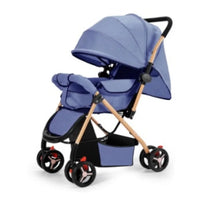 HKM-500563 Stylish Baby Stroller with Sunshade and Windproof Back Curtain