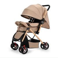 HKM-500563 Stylish Baby Stroller with Sunshade and Windproof Back Curtain