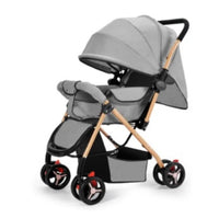 HKM-500563 Stylish Baby Stroller with Sunshade and Windproof Back Curtain