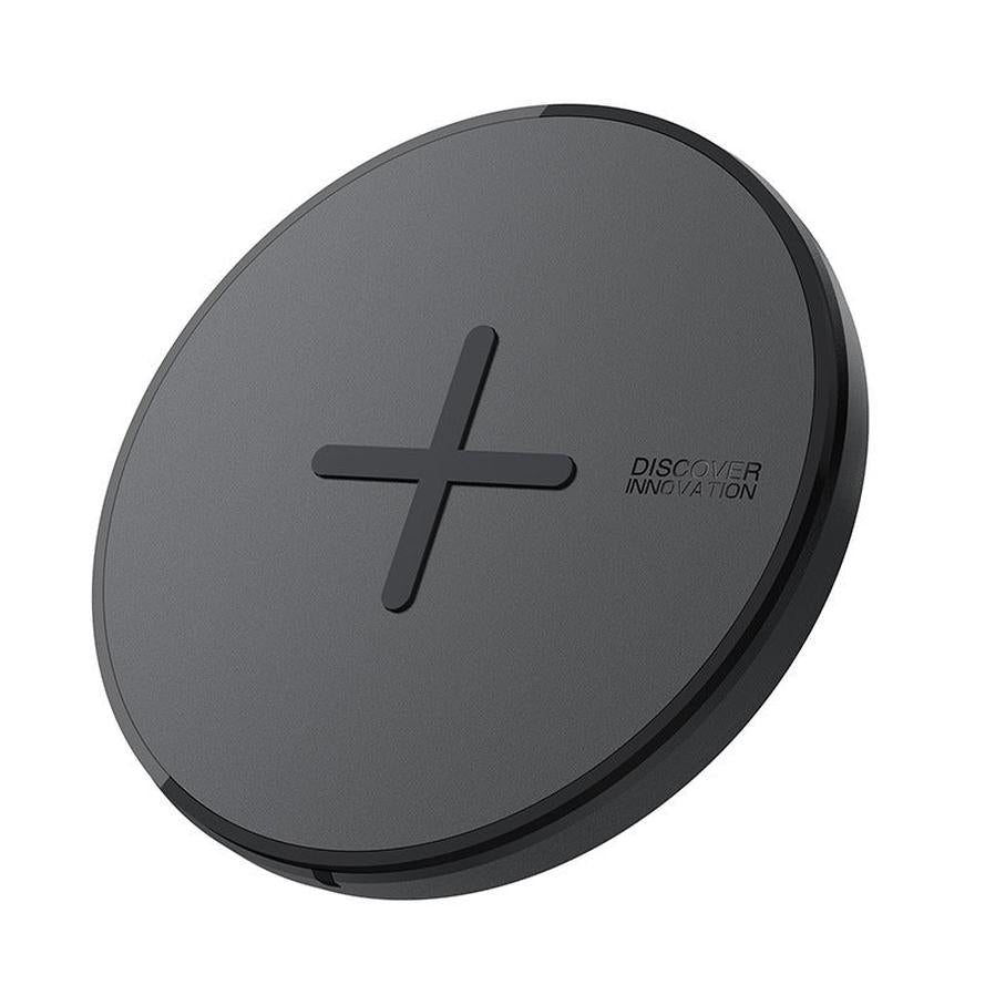 HKM-500563 Wireless Charging Pad with Indication Function - 2000mA Fast Charge, Black