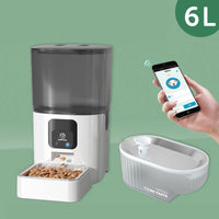 HKM-5006781 Intelligent Automatic Feeder and Water Dispenser for Cats and Dogs - 3L and 6L Options Available