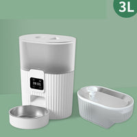 HKM-5006781 Intelligent Automatic Feeder and Water Dispenser for Cats and Dogs - 3L and 6L Options Available