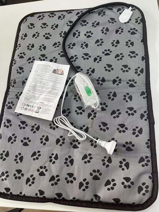 HKM-5007037 Constant Temperature Pet Heating Pad, 50x70cm Anti-Biting Design, Cloth Material, 220V for Home Use