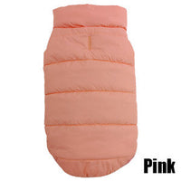 HKM-5007165 Cotton Winter Vest for Small and Medium Dogs - Available in Red, Navy Blue, and Brown