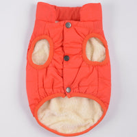 HKM-5007165 Cotton Winter Vest for Small and Medium Dogs - Available in Red, Navy Blue, and Brown