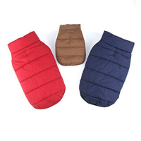 HKM-5007165 Cotton Winter Vest for Small and Medium Dogs - Available in Red, Navy Blue, and Brown