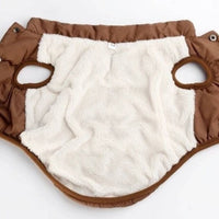 HKM-5007165 Cotton Winter Vest for Small and Medium Dogs - Available in Red, Navy Blue, and Brown
