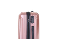 HKM-500755 Compact ABS Hard Case Luggage Set with Small Cosmetic Handbag - Travel Suitcase XHP127