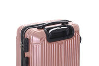 HKM-500755 Compact ABS Hard Case Luggage Set with Small Cosmetic Handbag - Travel Suitcase XHP127