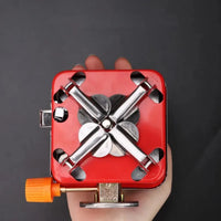 HKM-500883 Portable Folding Mini One Burner Gas Stove for Travel, Camping and Picnics
