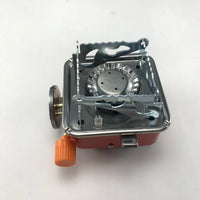 HKM-500883 Portable Folding Mini One Burner Gas Stove for Travel, Camping and Picnics