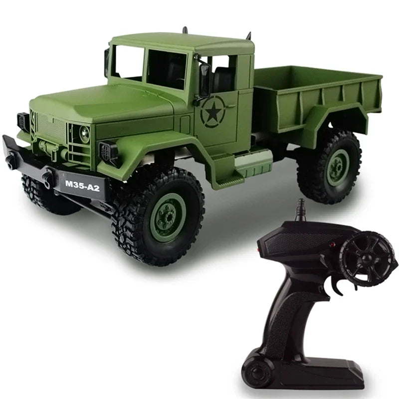 HKM-500947 1/16 Remote Control Truck Simulation Toy for Ages 5 and Up, Indoor-Outdoor Use, 4CH Accessory with USB Cable