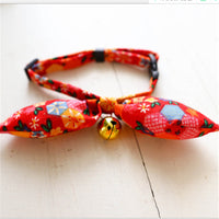 HKM-5010749 Charming Adjustable Bow Tie Collar with Bell for Cats, Puppies, and Rabbits