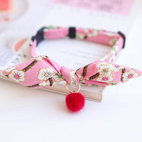 HKM-5010749 Charming Adjustable Bow Tie Collar with Bell for Cats, Puppies, and Rabbits