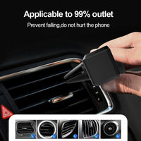 HKM-501075 Car Air Vent Phone Holder - Universal Mobile Stand in Blue, Green, Black, Grey