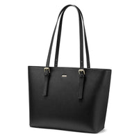 HKM-501075 Stylish PU Leather Handbag for 15.6 Inch Laptops - Elegant Women's Laptop Tote