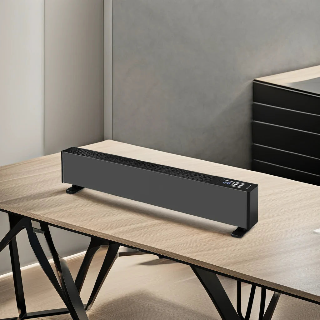 HKM-501139 Portable Electric Baseboard Convection Heater with Adjustable Thermostat for Energy-Efficient Indoor Heating