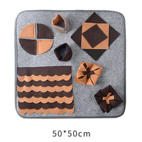 HKM-5013565 Interactive Pet Sniffing Pad for Dogs - Felt Material Biting Toy, 32.77 x 22.61 cm