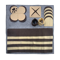 HKM-5013565 Interactive Pet Sniffing Pad for Dogs - Felt Material Biting Toy, 32.77 x 22.61 cm
