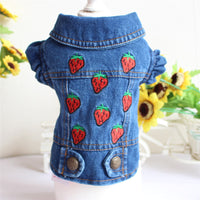 HKM-5014333 Stylish Denim Vest for Small Dogs and Cats - Multicolor Options, Lightweight and Comfortable