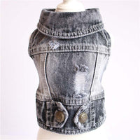 HKM-5014333 Stylish Denim Vest for Small Dogs and Cats - Multicolor Options, Lightweight and Comfortable